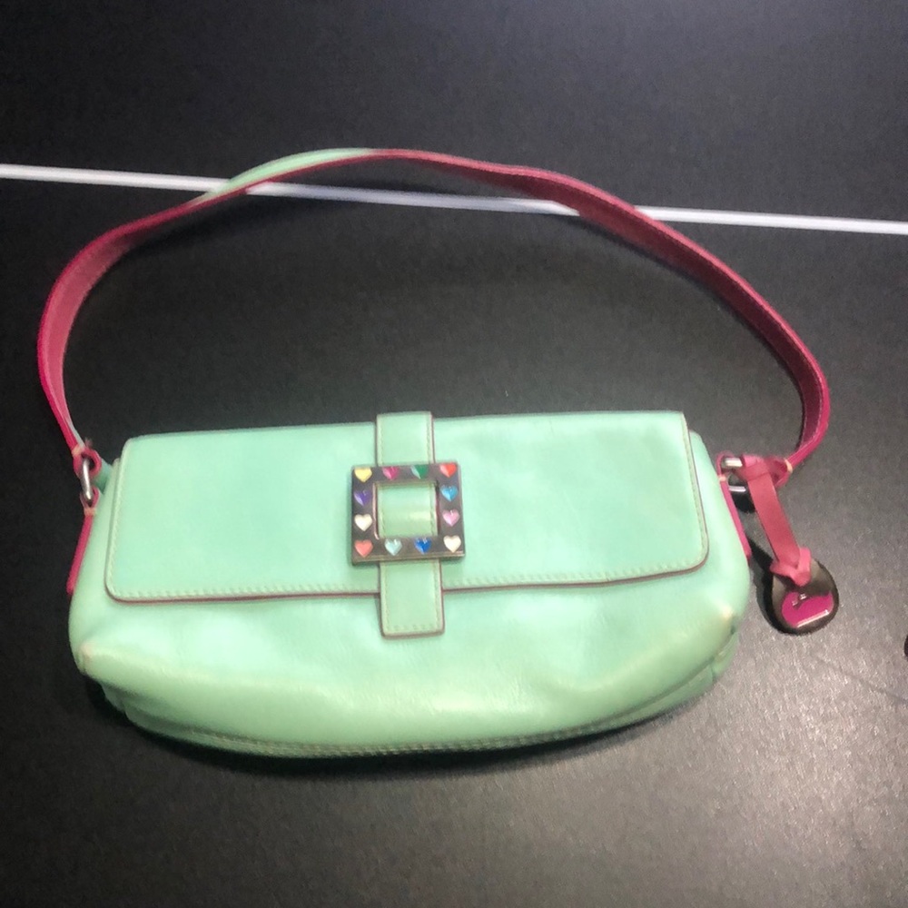 Dooney & Burke Turquoise / Pink handbag